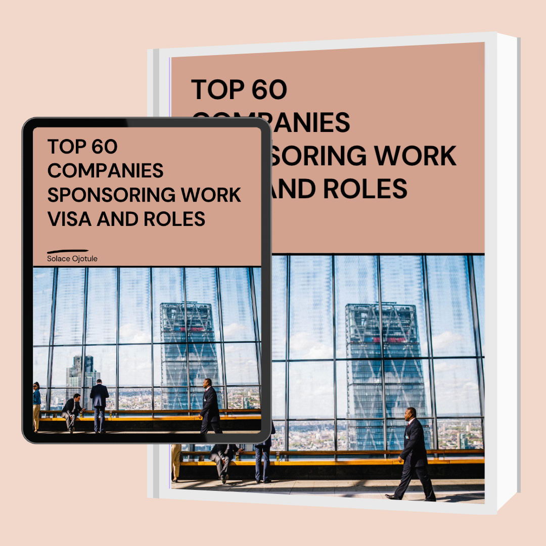 Top 60 Companies Sponsoring Visas and Roles